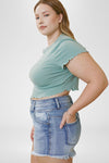 Judie Ultra High Rise Shorts (Plus Size) - Official Kancan USA
