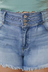 Judie Ultra High Rise Shorts (Plus Size) - Official Kancan USA