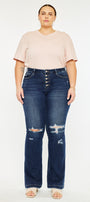 Harley Mid Rise Flare Jeans (Plus Size) - Official Kancan USA