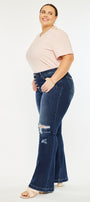 Harley Mid Rise Flare Jeans (Plus Size) - Official Kancan USA