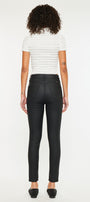 Autumn High Rise Faux Leather Ankle Skinny Pants - Official Kancan USA