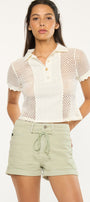 Azalea High Rise Draw String Shorts