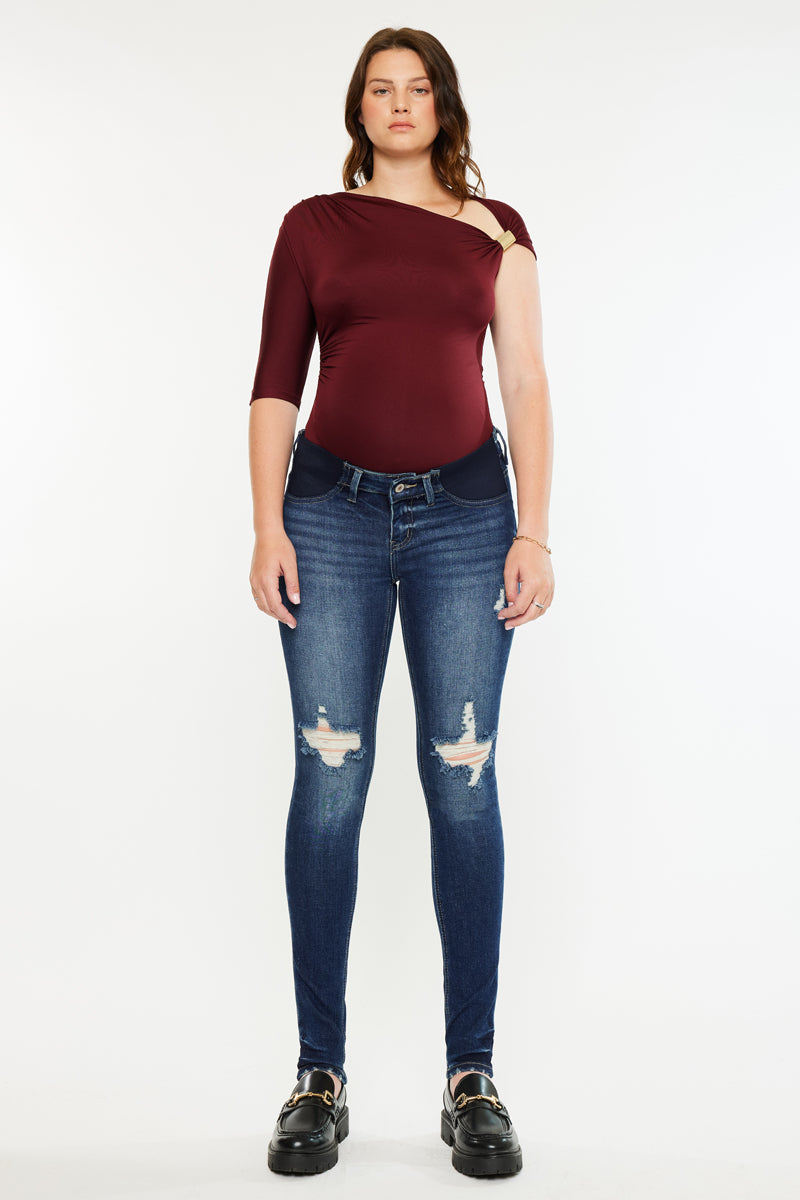 Clarice Maternity Super Skinny Jeans - Official Kancan USA