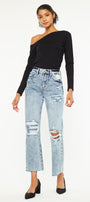 Chesney High Rise Straight Leg Jeans - Official Kancan USA
