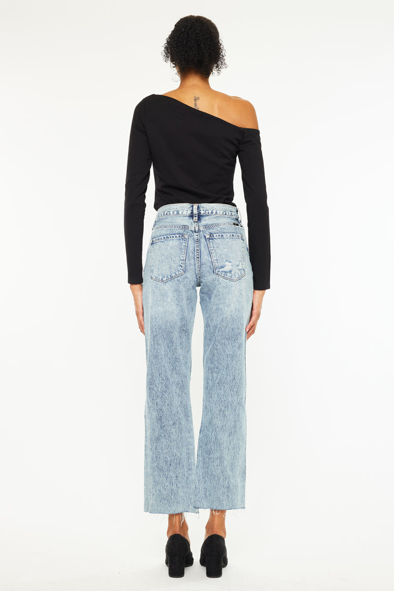 Chesney High Rise Straight Leg Jeans - Official Kancan USA