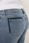 Carmelita Mid Rise Slim Boyfriend Jeans (Plus Size) - Official Kancan USA