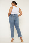 Carmelita Mid Rise Slim Boyfriend Jeans (Plus Size) - Official Kancan USA