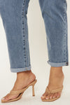 Carmelita Mid Rise Slim Boyfriend Jeans (Plus Size) - Official Kancan USA
