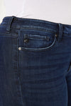 Raven Mid Rise Skinny Straight Leg Jeans (Plus Size) - Official Kancan USA