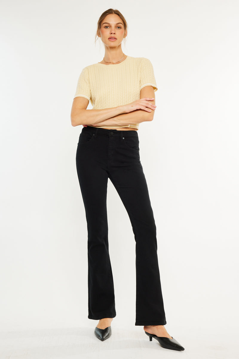 Paulina High Rise Bootcut Jeans – Kancan USA - Main Image