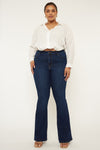 Mikali High Rise Bootcut Jeans (Plus Size) - Official Kancan USA