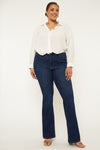 Mikali High Rise Bootcut Jeans (Plus Size) - Official Kancan USA