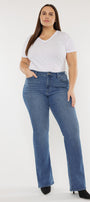 Mikali High Rise Bootcut Jeans (Plus Size) - Official Kancan USA