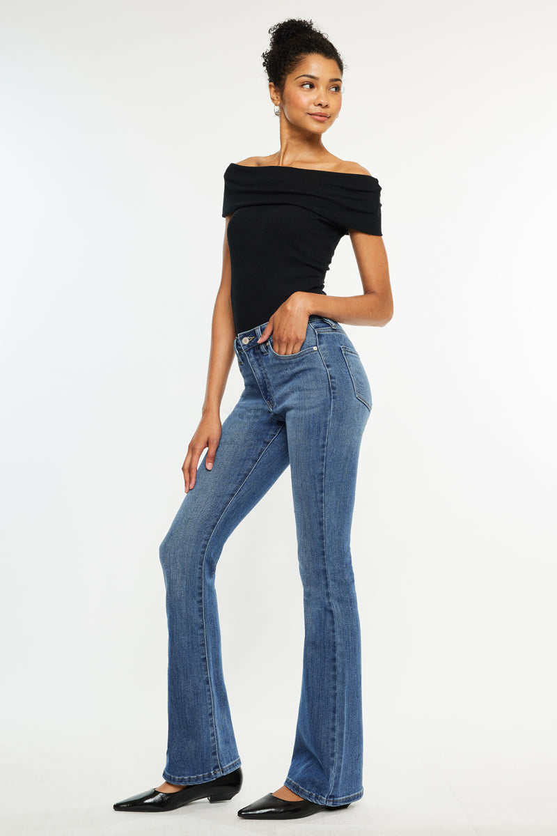 Ami High Rise Bootcut Jeans