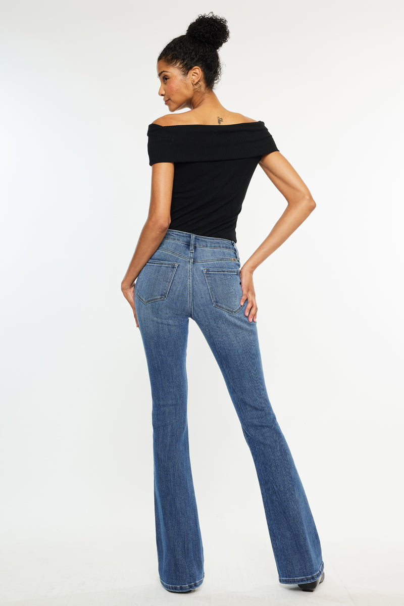 Ami High Rise Bootcut Jeans