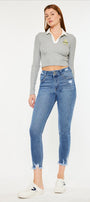 Ariana High Rise Ankle Skinny Jeans - Official Kancan USA