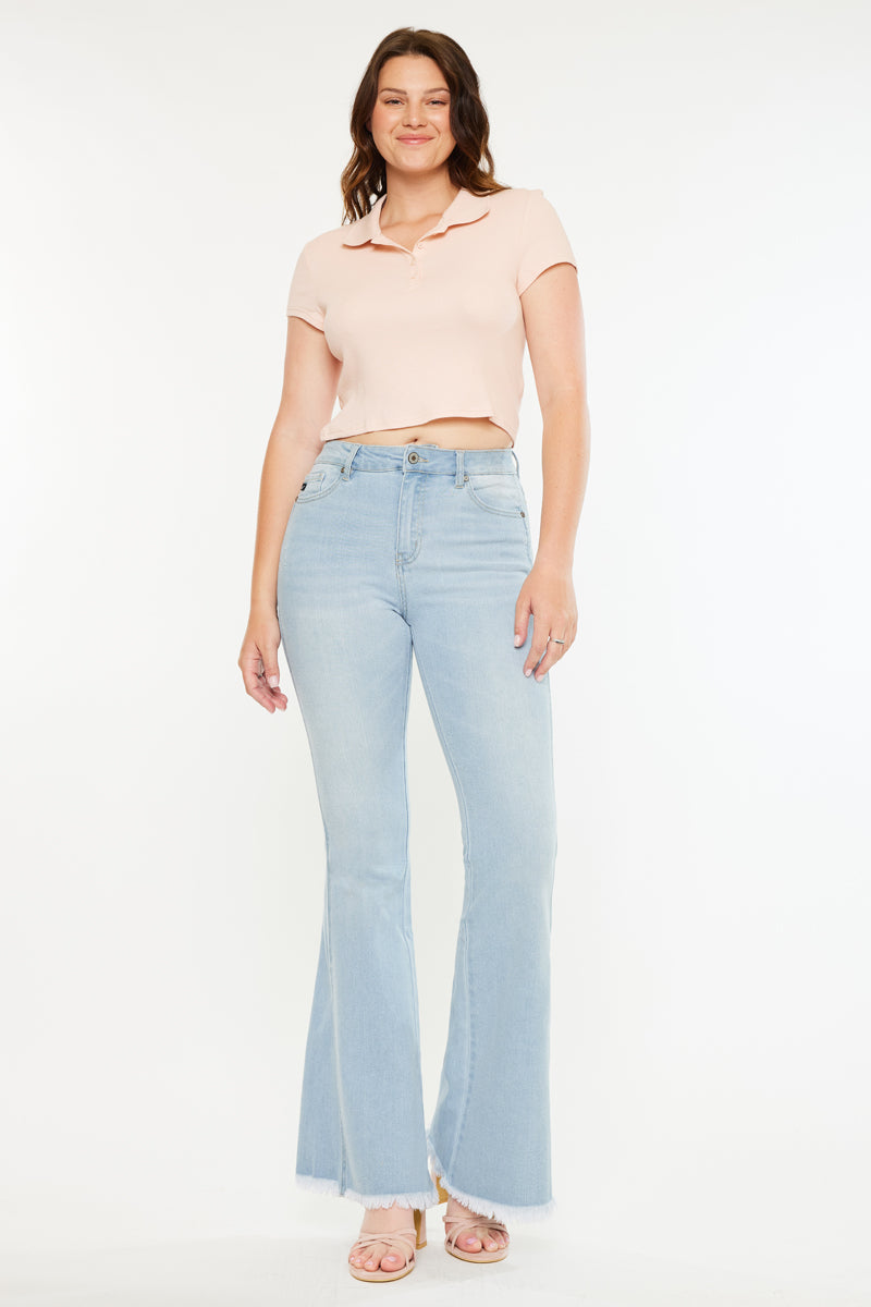 Annika High Rise Flare Jeans - Curvy - Official Kancan USA