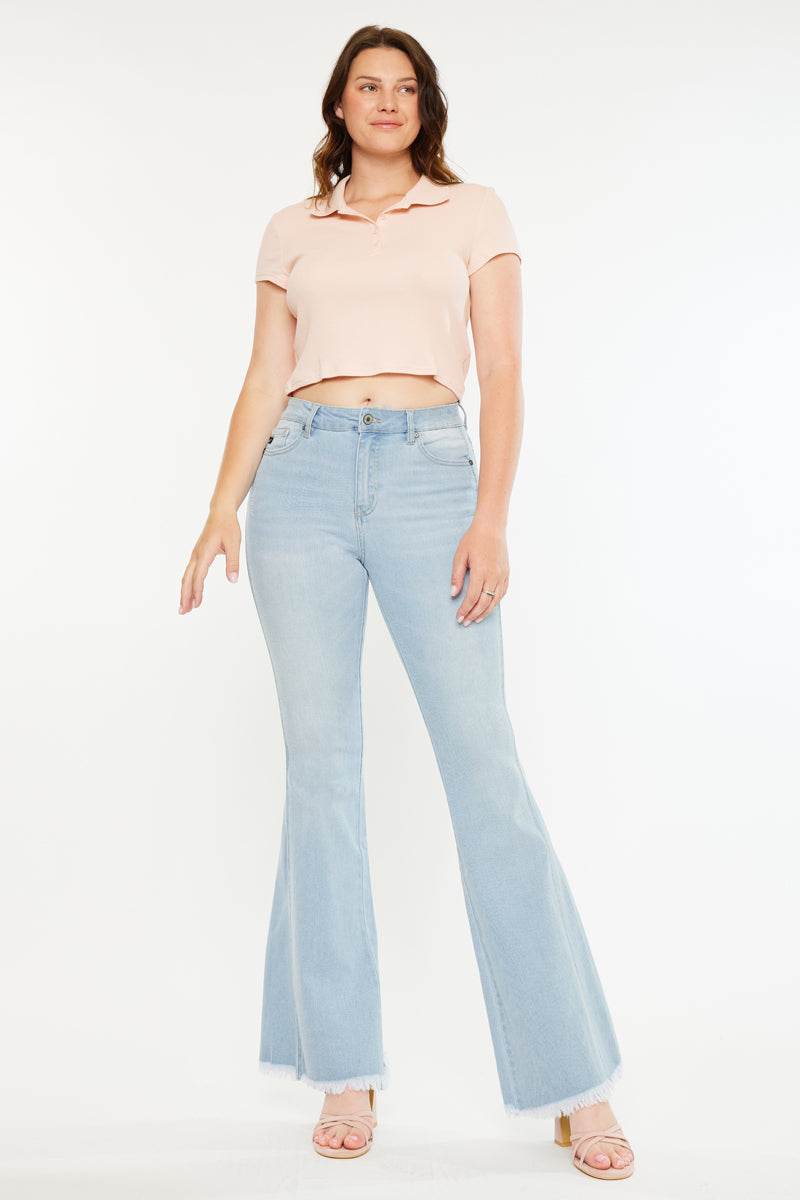 Annika High Rise Flare Jeans - Curvy - Official Kancan USA