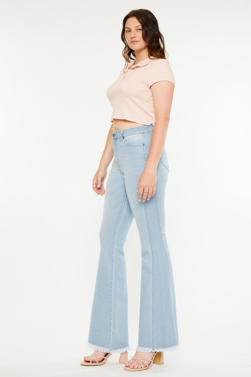 Annika High Rise Flare Jeans - Curvy - Official Kancan USA