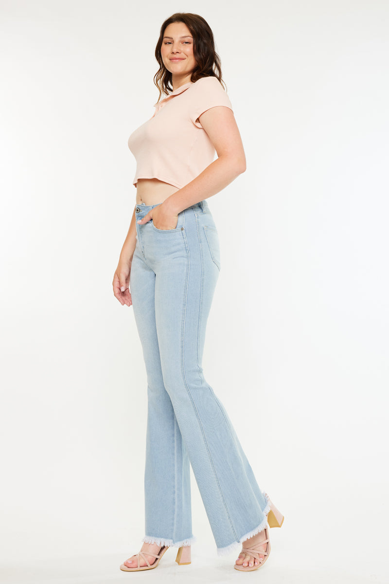 Annika High Rise Flare Jeans - Curvy - Official Kancan USA