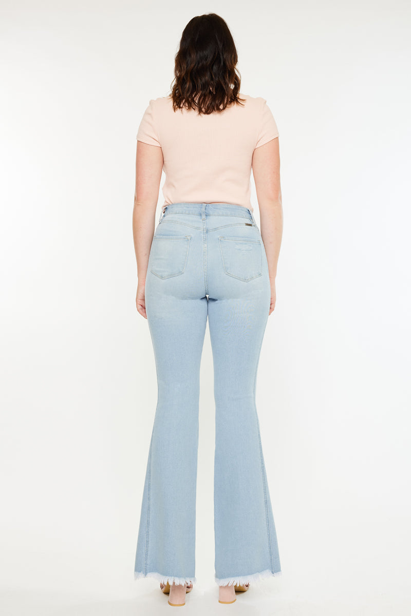Annika High Rise Flare Jeans - Curvy - Official Kancan USA