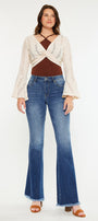 Annika High Rise Flare Jeans - Curvy - Official Kancan USA