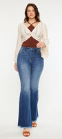 Annika High Rise Flare Jeans - Curvy - Official Kancan USA