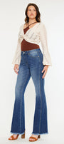 Annika High Rise Flare Jeans - Curvy - Official Kancan USA