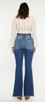 Annika High Rise Flare Jeans - Curvy - Official Kancan USA