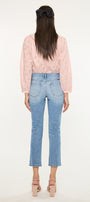 Marley High Rise Slim Straight Leg  Jeans - Official Kancan USA