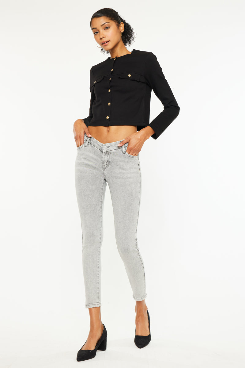 Kira Mid Rise Ankle Skinny - Official Kancan USA