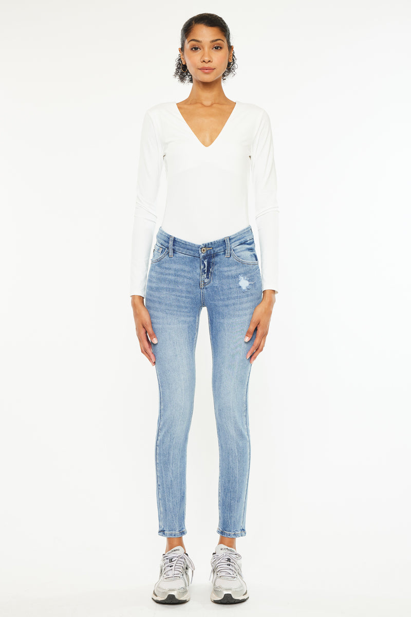 Kira Mid Rise Ankle Skinny - Official Kancan USA