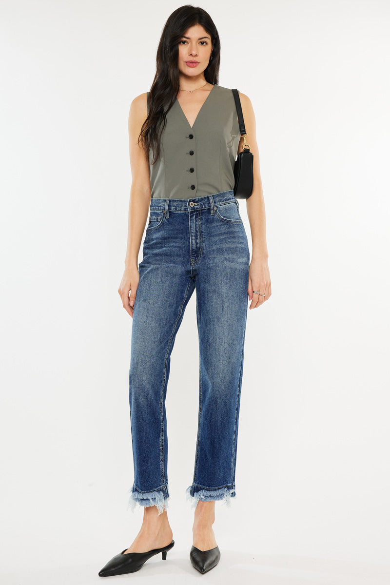 Shiza High Rise Mom Jean – Kancan USA - Main Image