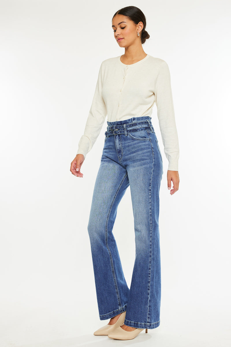 Katnis High Rise Holly Flare Jeans - Official Kancan USA