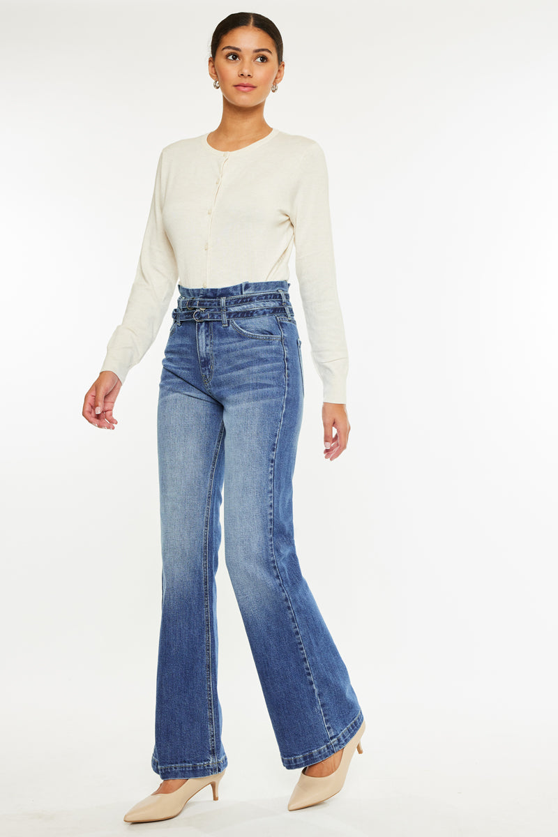 Katnis High Rise Holly Flare Jeans - Official Kancan USA