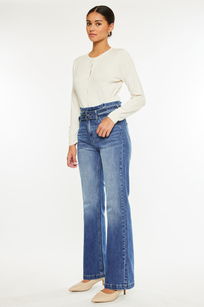 Katnis High Rise Holly Flare Jeans - Official Kancan USA