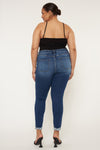 Kali Mid Rise Ankle Skinny Jeans (Plus Size) - Official Kancan USA