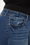 Kali Mid Rise Ankle Skinny Jeans (Plus Size) - Official Kancan USA