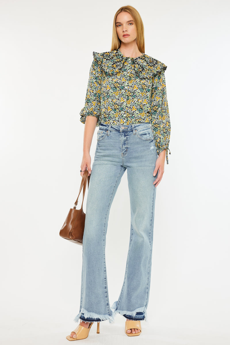 Kristy High Rise Flare Jeans - Official Kancan USA