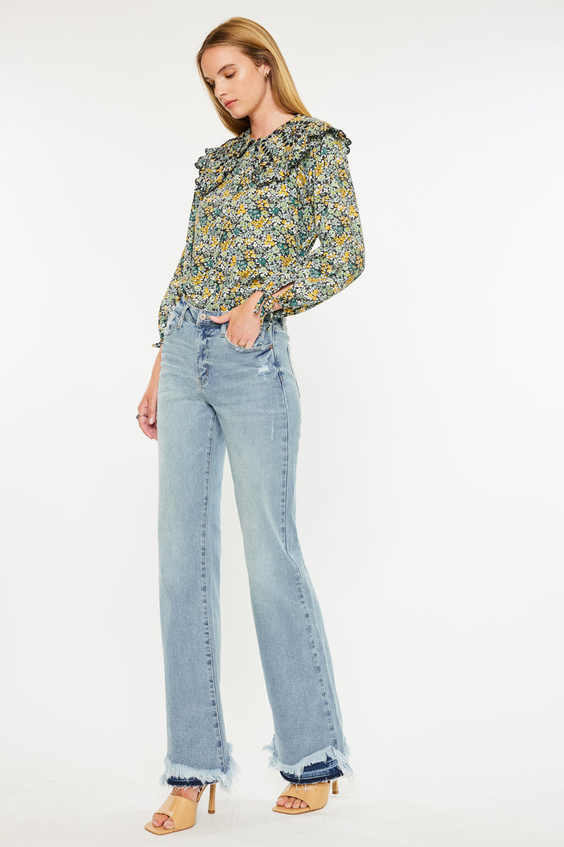 Kristy High Rise Flare Jeans - Official Kancan USA