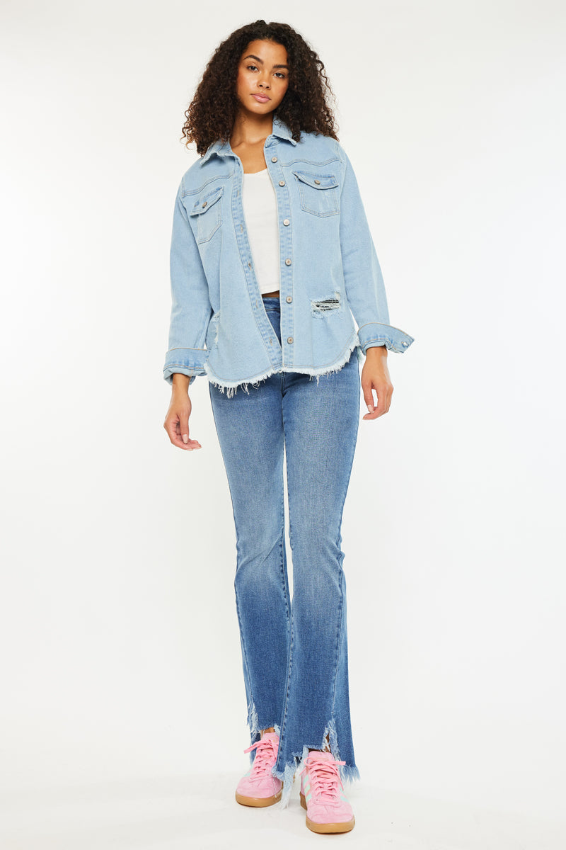 Antonia  High Rise Bootcut Jeans - Official Kancan USA