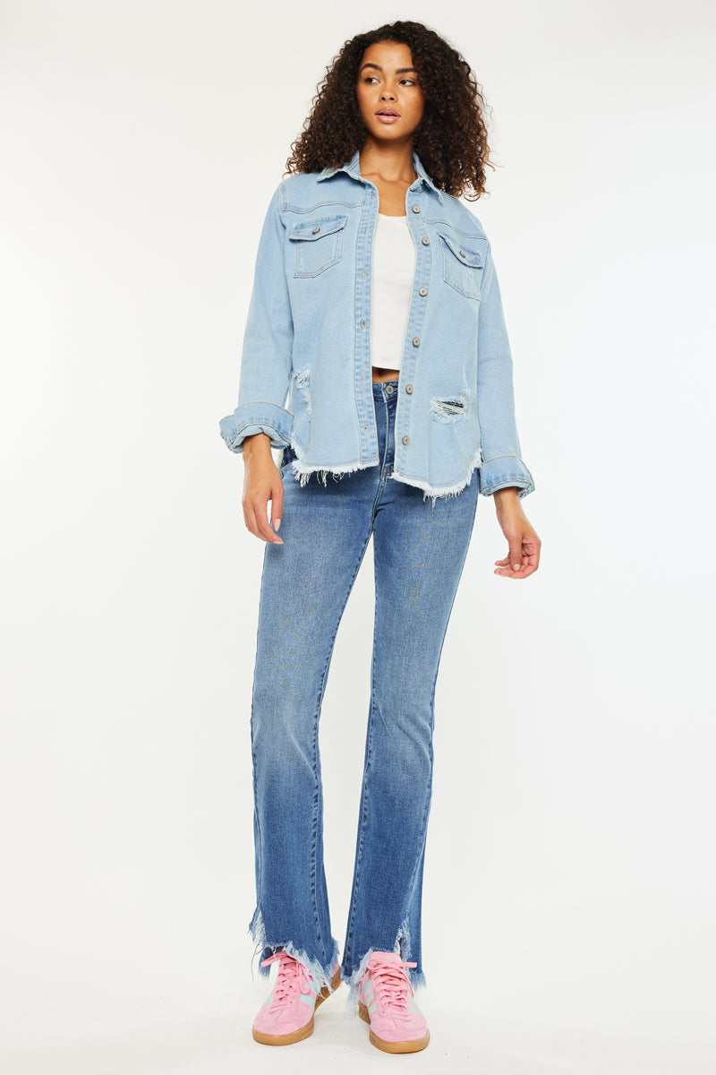 Antonia  High Rise Bootcut Jeans - Official Kancan USA
