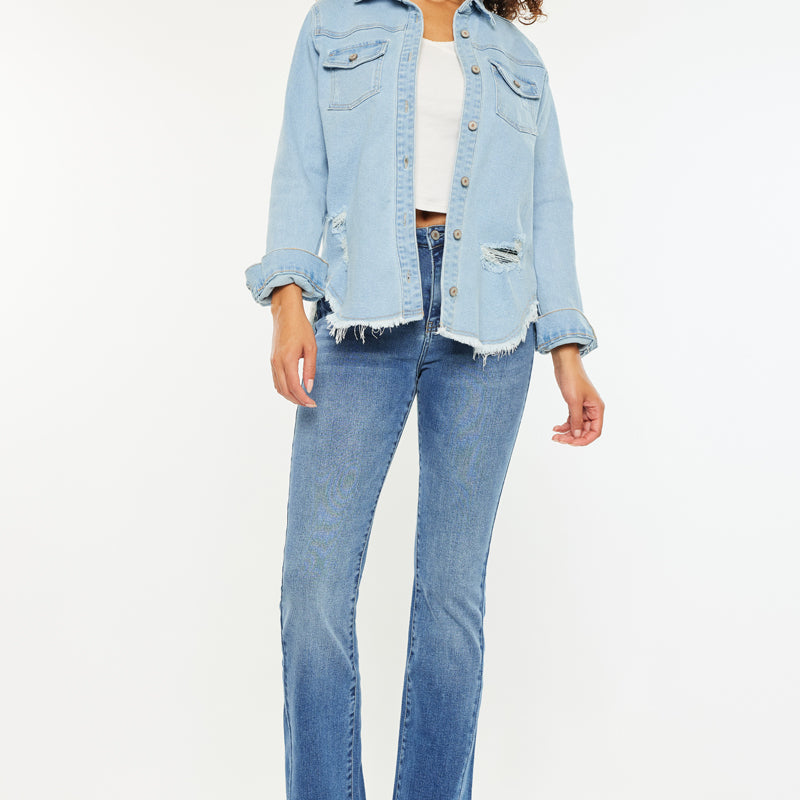 Antonia High Rise Bootcut Jeans - Official Kancan USA
