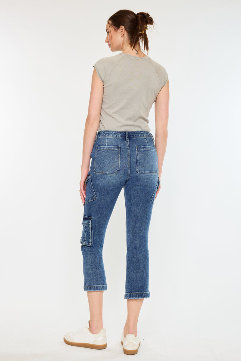 Lucia High Rise Kick-Flare Jeans - Official Kancan USA