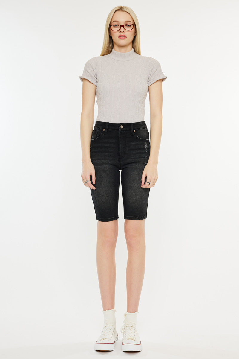 Syeda High Rise Bermuda Shorts - Official Kancan USA