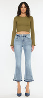 Kayla High Rise Cropped Flare - Official Kancan USA