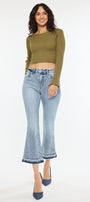 Kayla High Rise Cropped Flare - Official Kancan USA