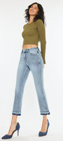 Kayla High Rise Cropped Flare - Official Kancan USA
