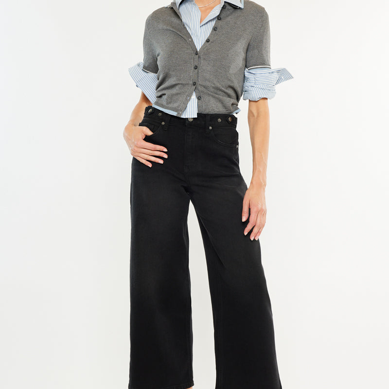 Victoria Ultra High Rise Cropped Wide Leg - Official Kancan USA