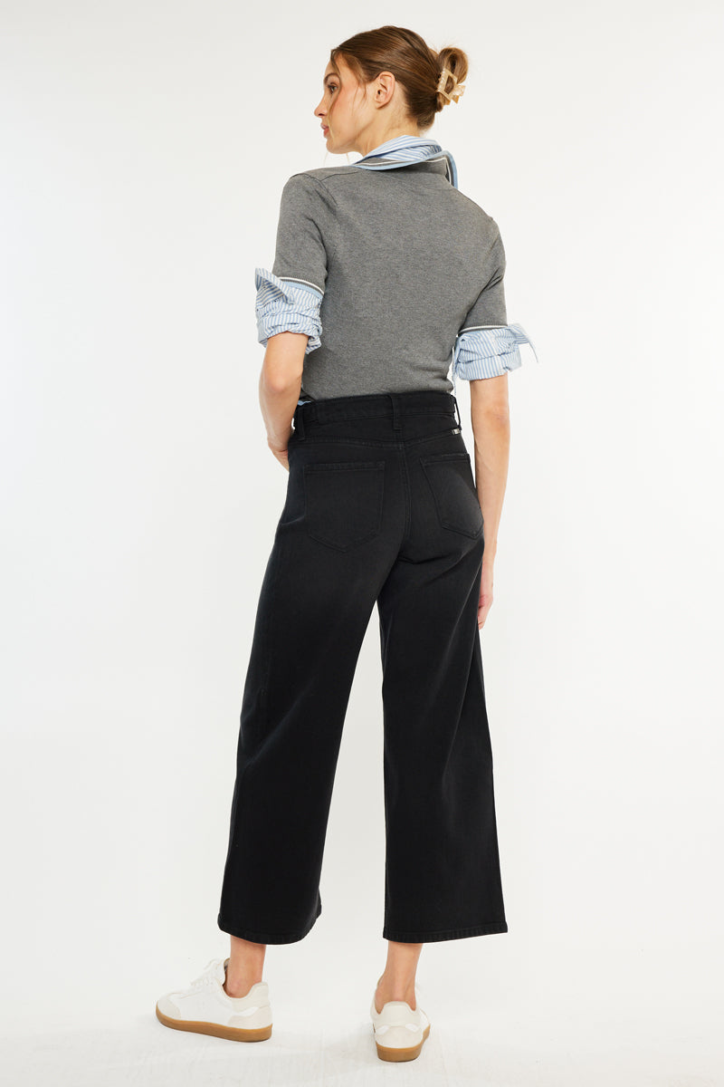 Victoria Ultra High Rise Cropped Wide Leg - Official Kancan USA